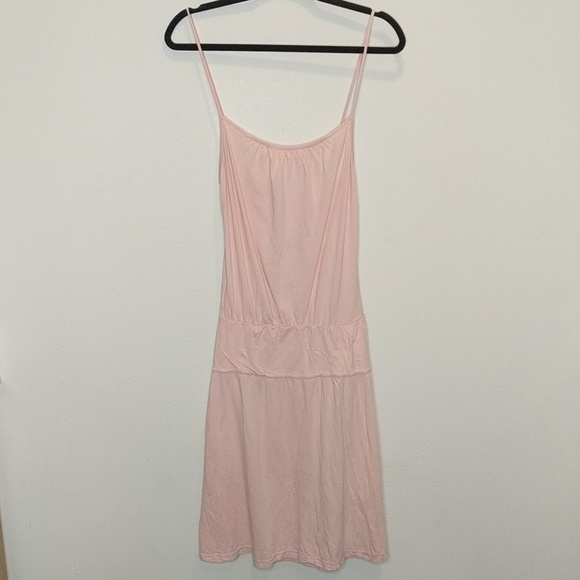 James Perse Dresses & Skirts - James Perse Pink drop waist midi dress